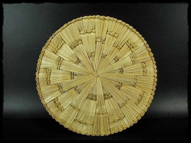 円座 5枚揃 茶道具 露地道具 網代 立礼 座布団 f316