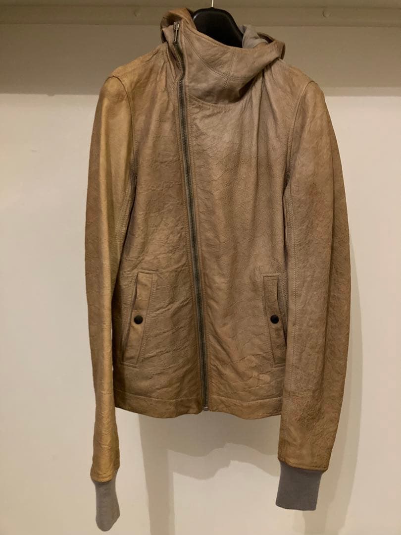 リックオウエンス レザージャケット／Rick Owens パーカー ライダース