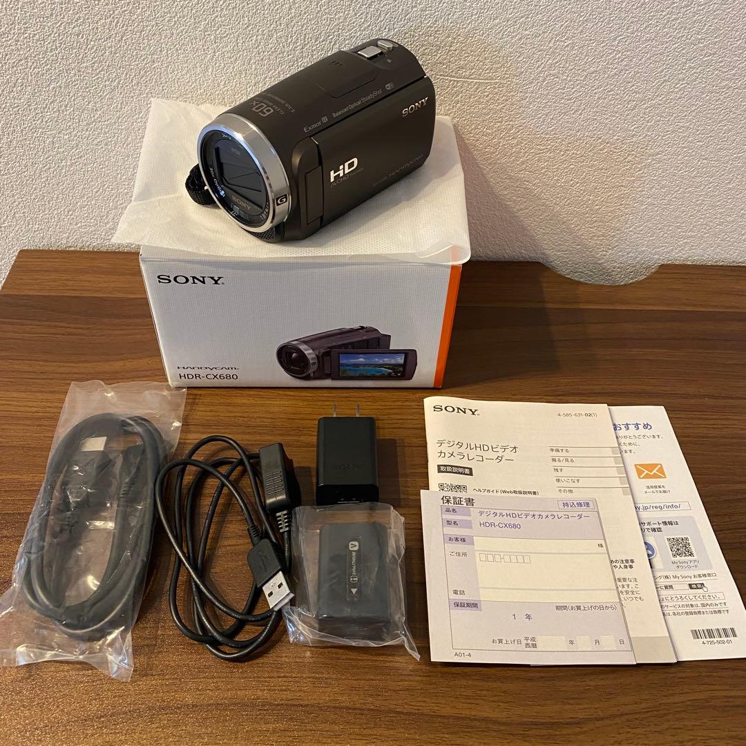 【美品】SONY♡HDR-CX680 ブラウン　2018年製