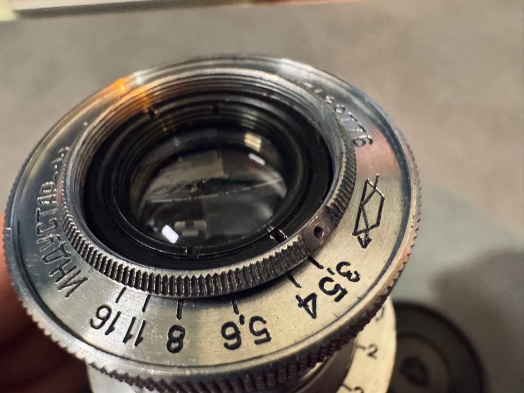 Industar-22 50mm f3.5 沈胴 純正？キャップ付