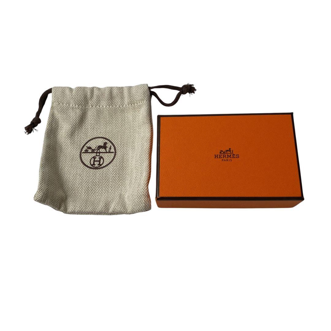 [入手困難] エルメス HERMES ボックスカーフ 8連 キーケース ブラック