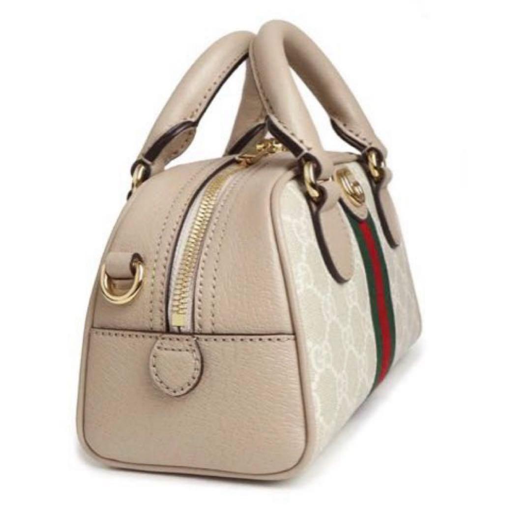 【GUCCI】オフィディアGGミニ 2wayショルダー ハンドバッグ ベージュ