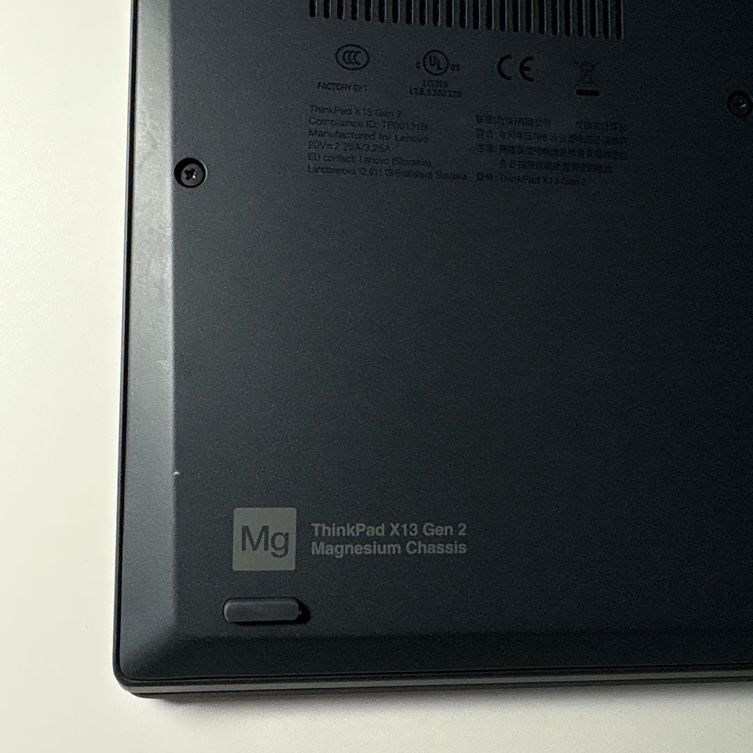 Ryzen5PRO搭載⭐️ThinkPad X13Gen2✨バッテリー99%✳︎美品