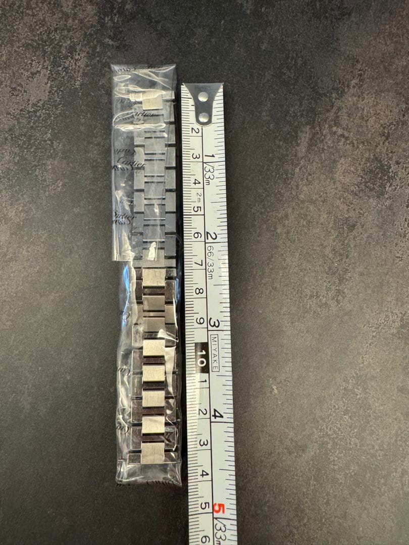 カルティエタンクソロ　ステンレスベルト