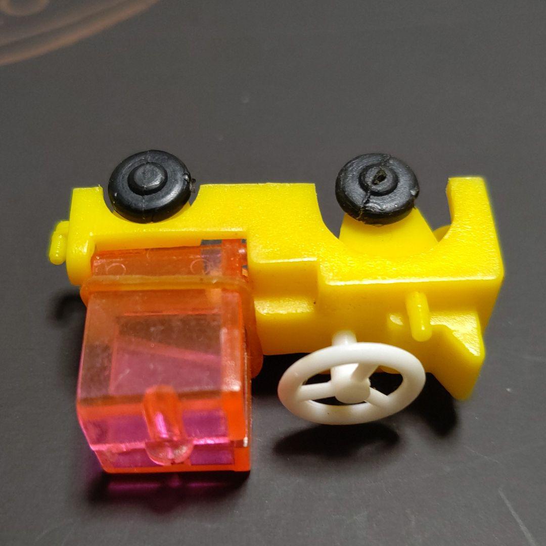 グリコおまけ　トラック　ピンククリア荷台