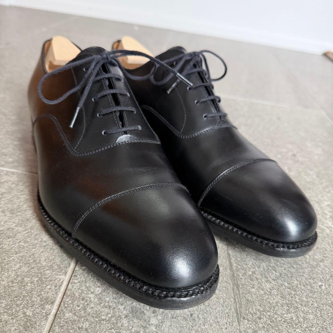 JMウエストン/ストレートチップ/ブラックカーフ/8D