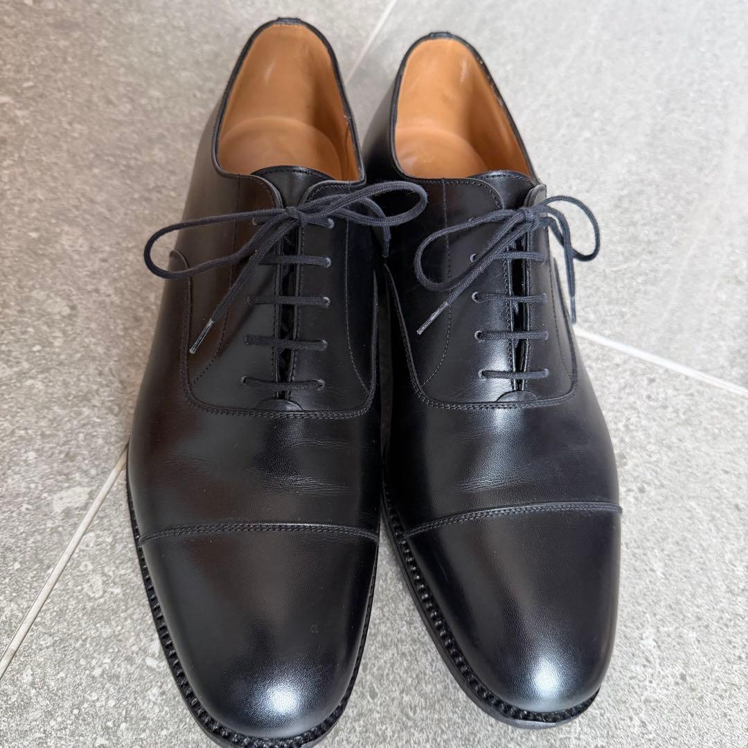 JMウエストン/ストレートチップ/ブラックカーフ/8D