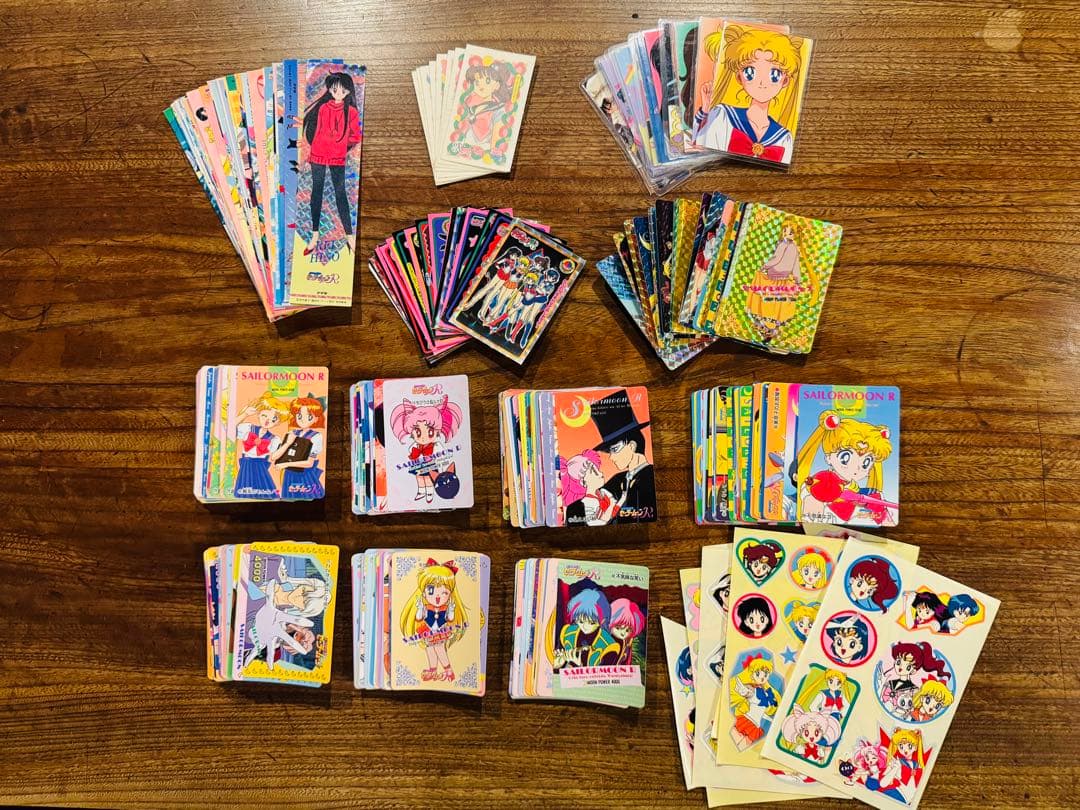 セーラームーン トレカ 、シール　まとめ売り