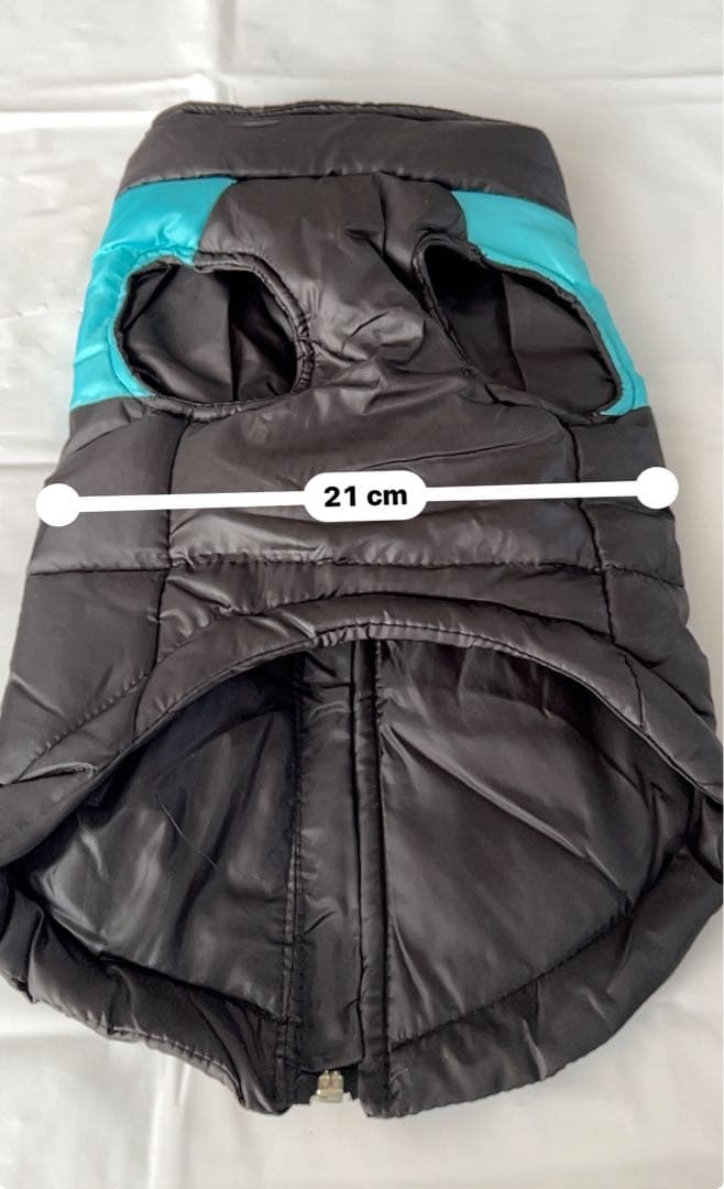 犬用 防寒 ダウンジャケット中型犬 リード取付可能 冬用ペット服