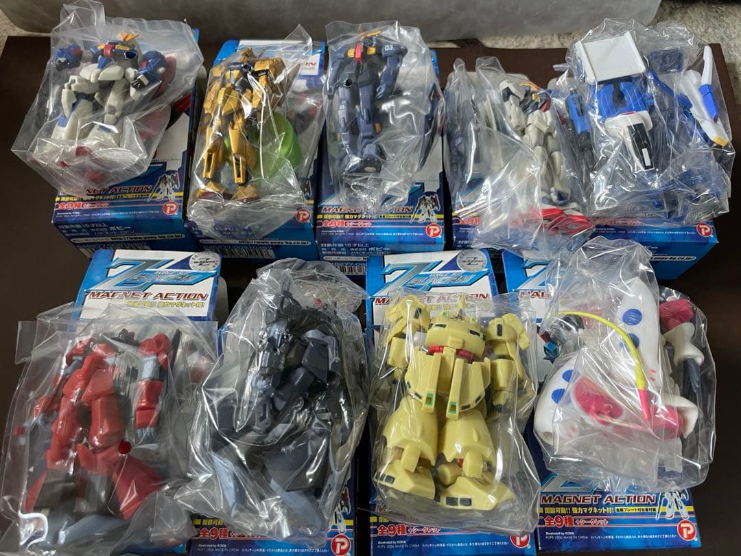 Zガンダム　マグネットアクション 全9種セット