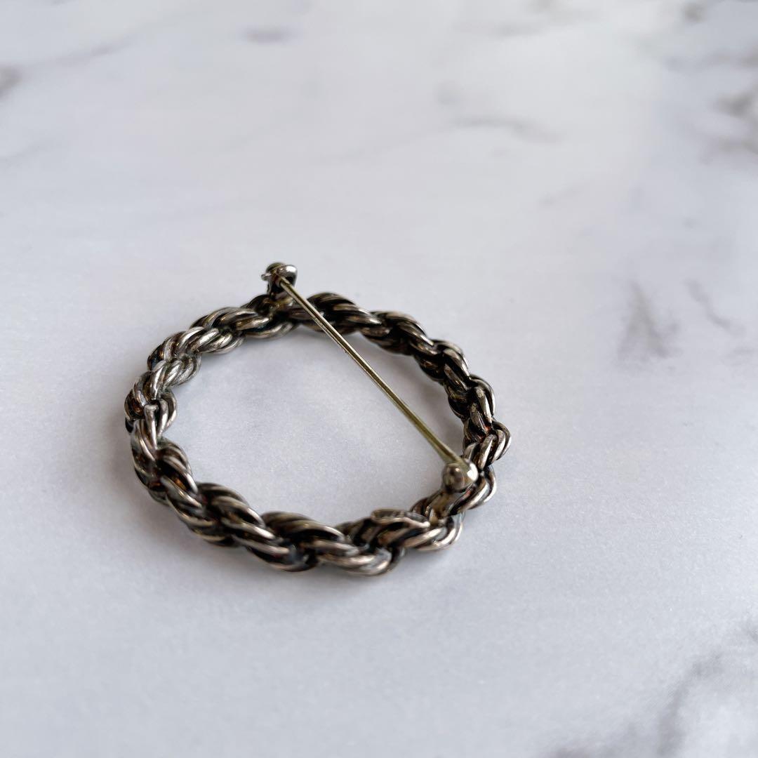 【希少】Tiffany(ティファニー)sv925シルバーブローチ ツイスト