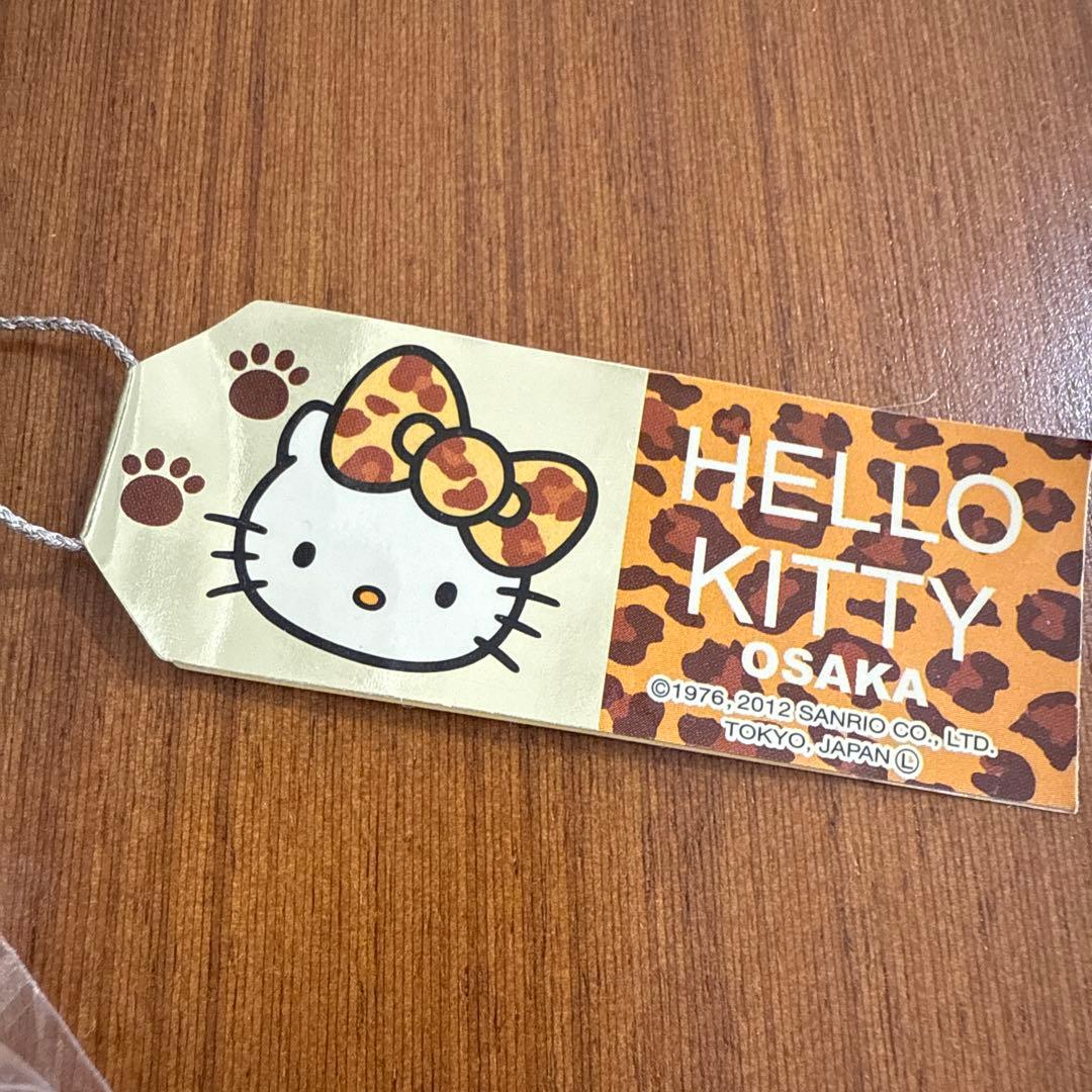 ご当地ハローキティ ヒョウ柄ストラップ 2個セット　大阪限定