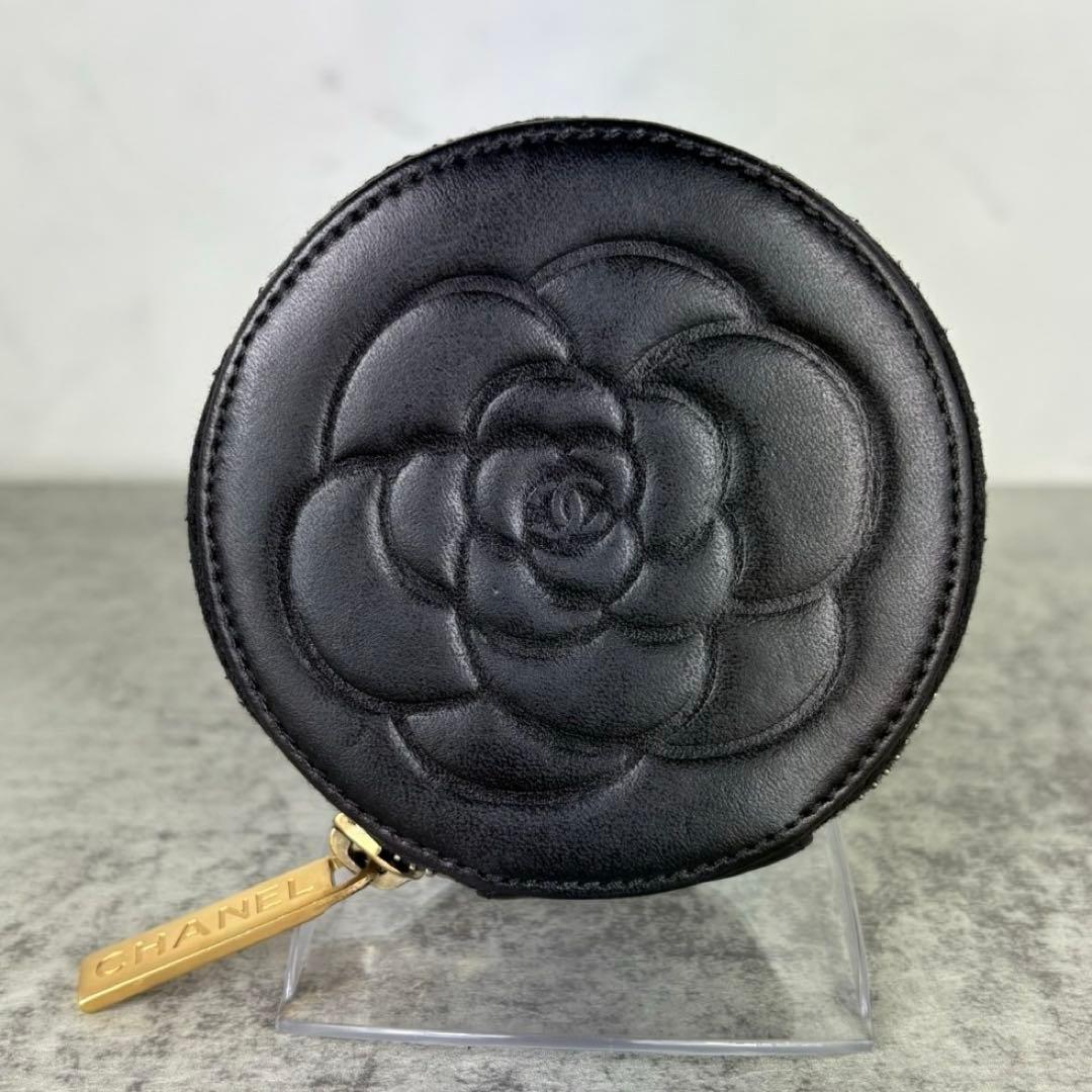 CHANEL 丸型ケース　ヴィンテージ　財布