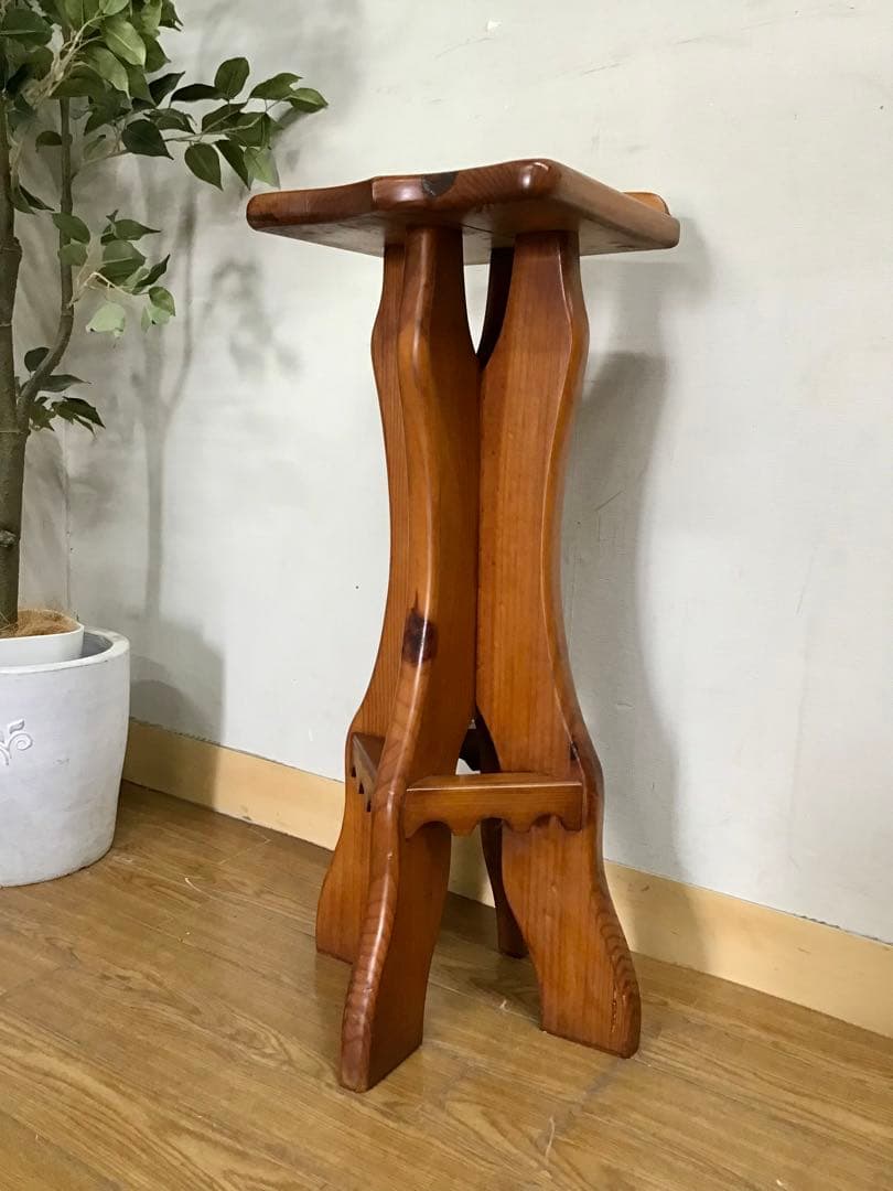 happylifenao7☆管545☆天然木☆タイル張り☆コンソール