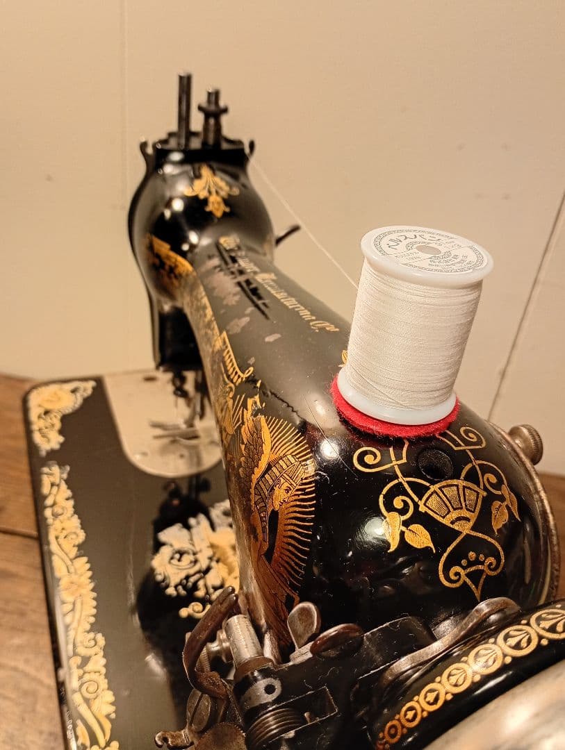 シンガー　スフィンクス　縫うためのアンティーク　ミシン　レトロ