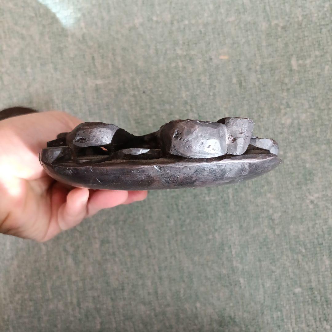 【最終値下げ】中国古美術 彫刻硯 龍彫 寿字 蝙蝠文 書道具 文房四宝 端渓系