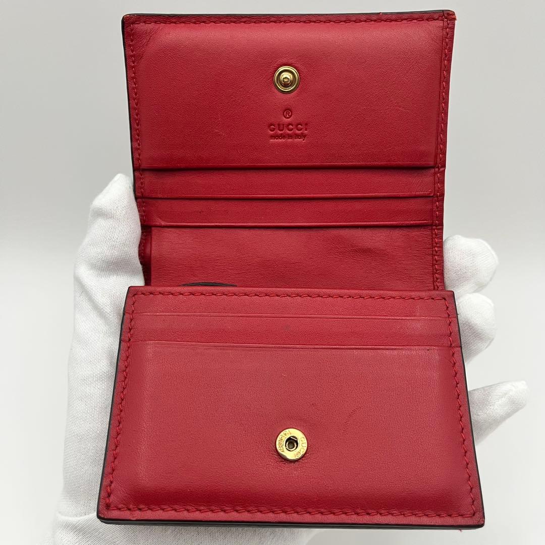 ✨美品✨ GUCCI 二つ折り財布 さくらんぼ チェリーPVC GGスプリーム
