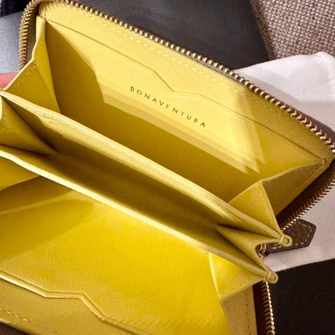 新品未使用 ボナベンチュラ 新作 コンパクトウォレット シュリンクレザー