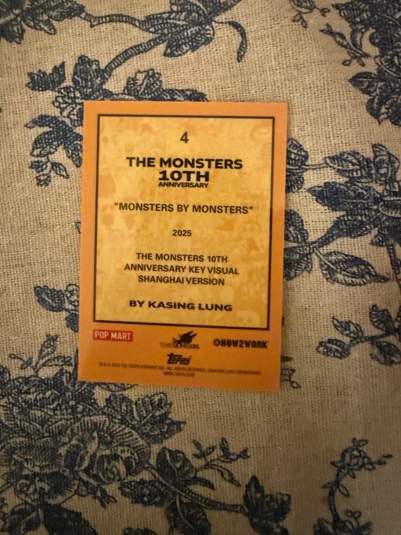 Topps ラブブ　カード　トレカ　サイン　10th その他通常4枚