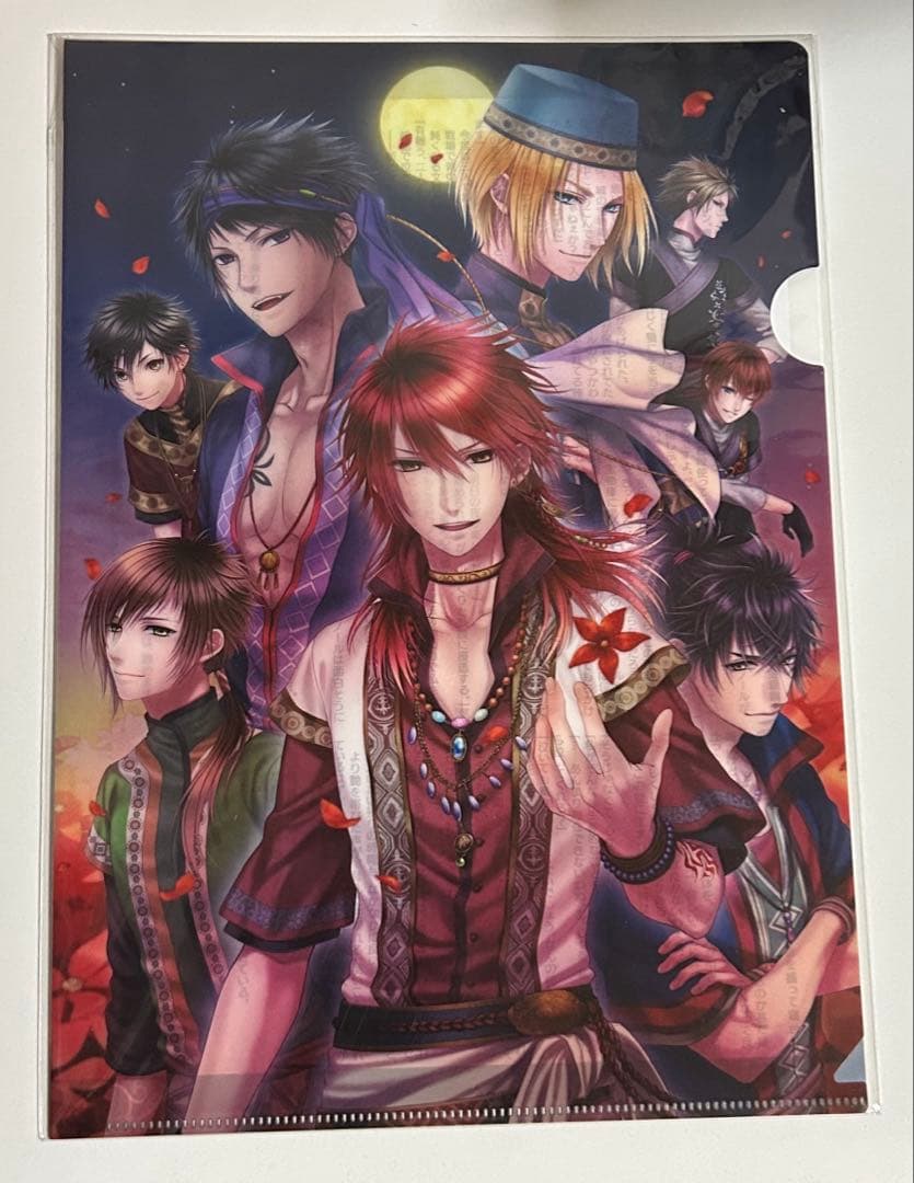 越えざるは紅い花 特典クリアファイル SSペーパー