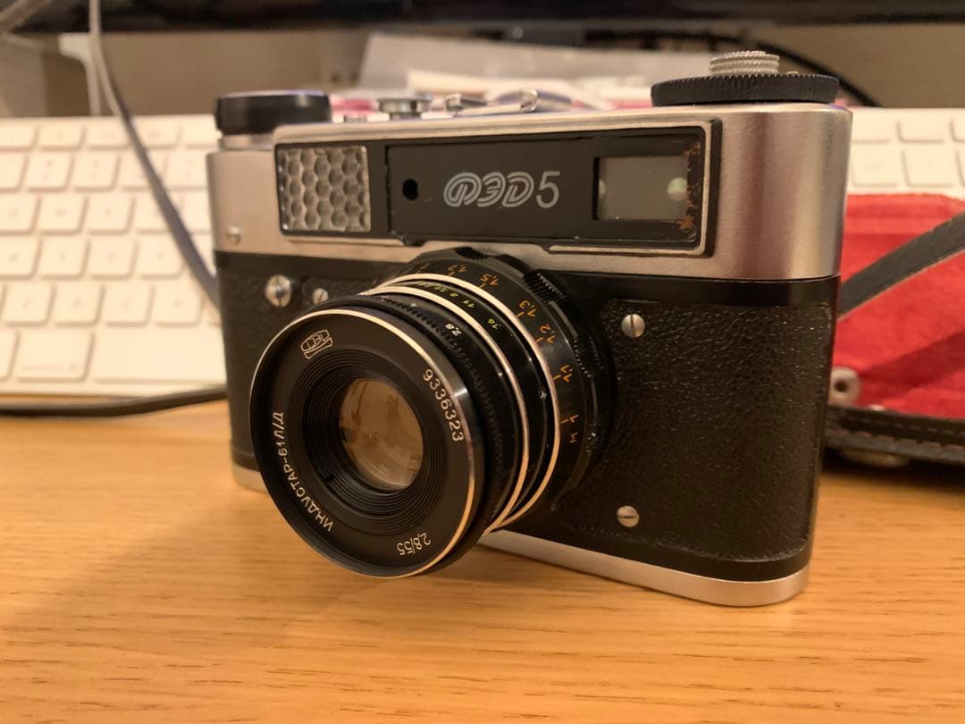 フィルムカメラ Fed5 & Industar-61