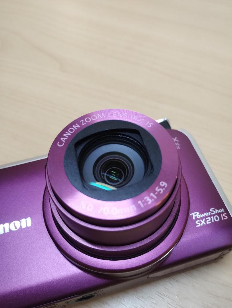 Canon PowerShot SX210 IS キャノン パープル デジカメ