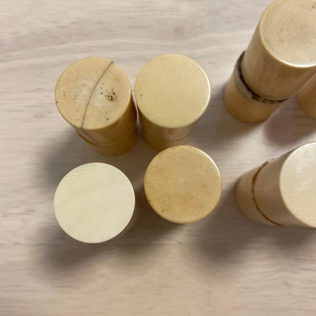 軸先　根付け材　掛け軸用　11個セット(22個) 588g