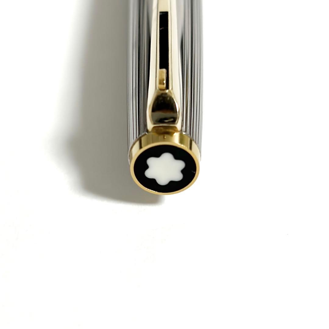 【極美品・稀少】montblanc ボールペン No.2829 シルバーメタル