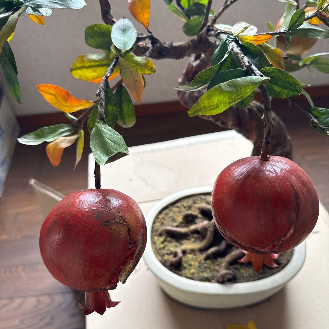 ザクロの木 置物 インテリア