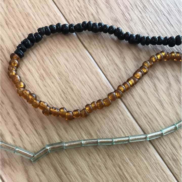 希少！  アンティーク  ガラスビーズ