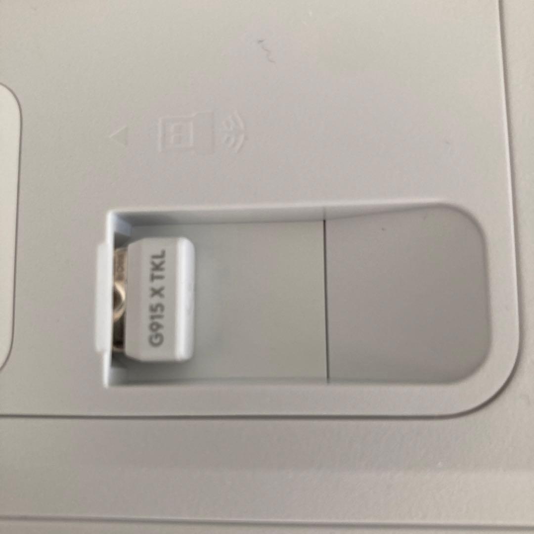 G915X LIGHTSPEED TKL ホワイト 日本語配列 キーボード本体