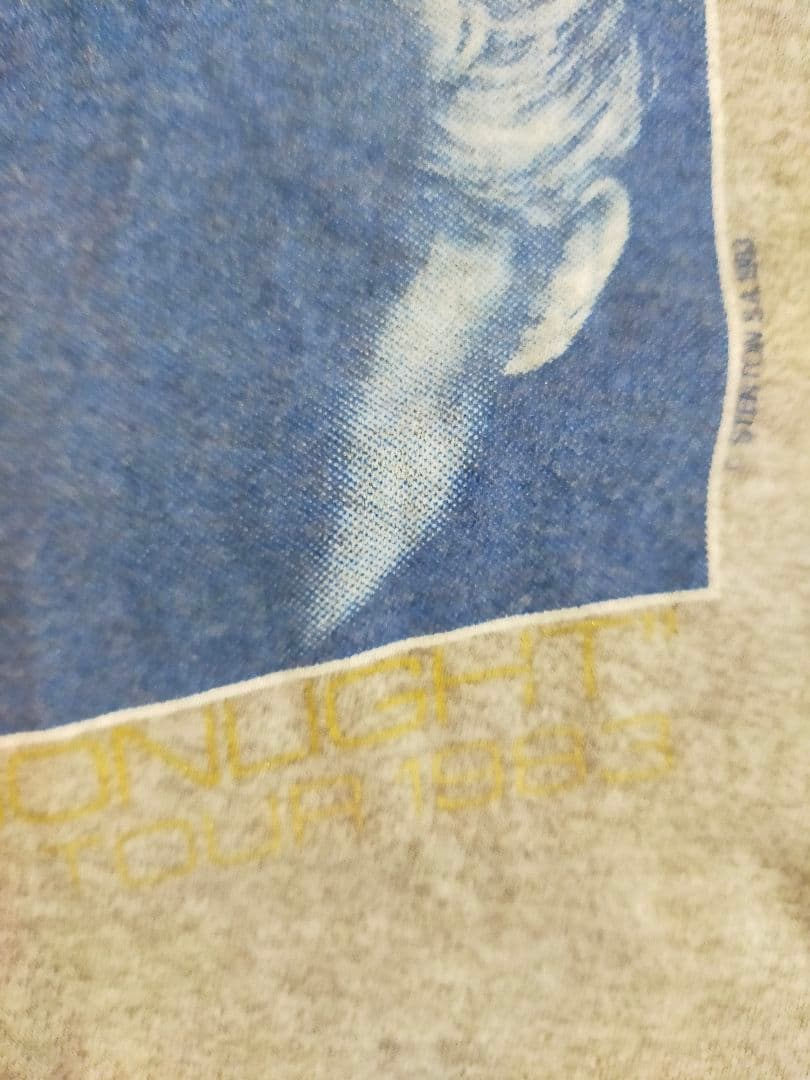 80sアメリカ製 デヴィッドボウイ　ヴィンテージ　ノースリーブTシャツ