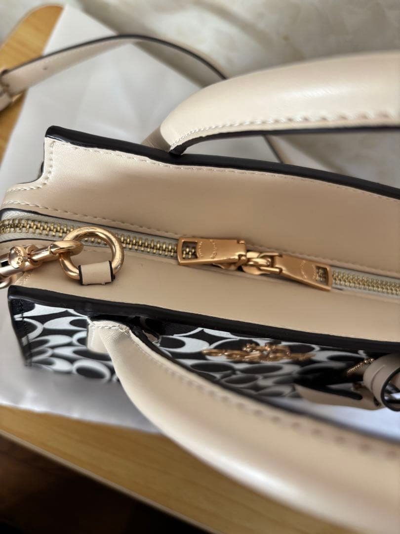 COACH アンドレア キャリーオール・シグネチャー キャンバスCP080