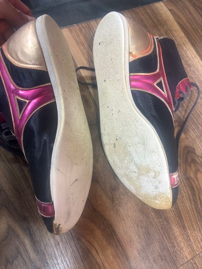 Mizuno ボクシングシューズ ピンク/黒