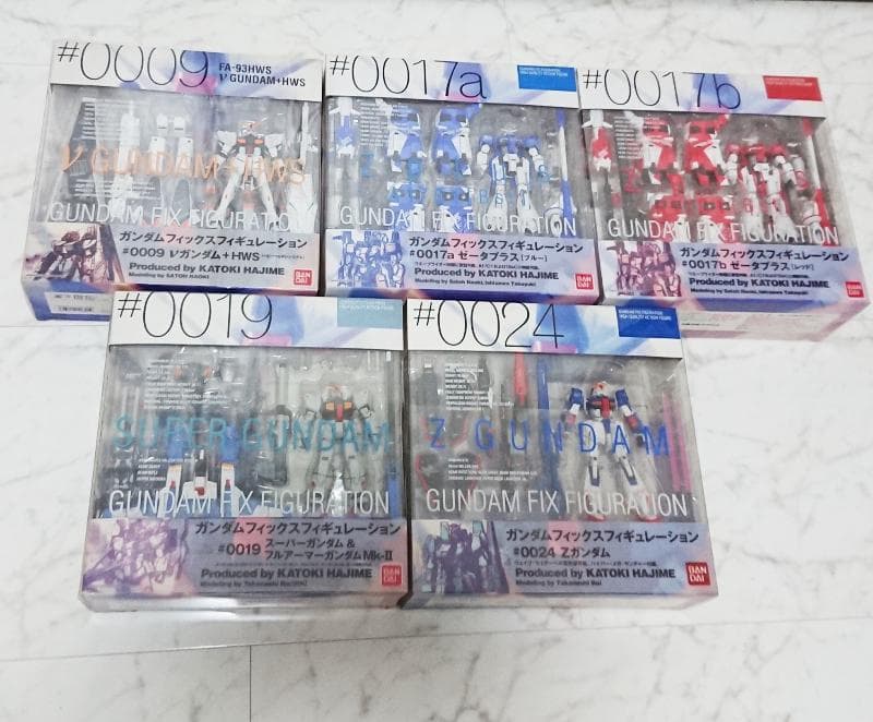 新品GFF5セット νガンダム HWS Zプラス スーパーガンダム フルアーマー