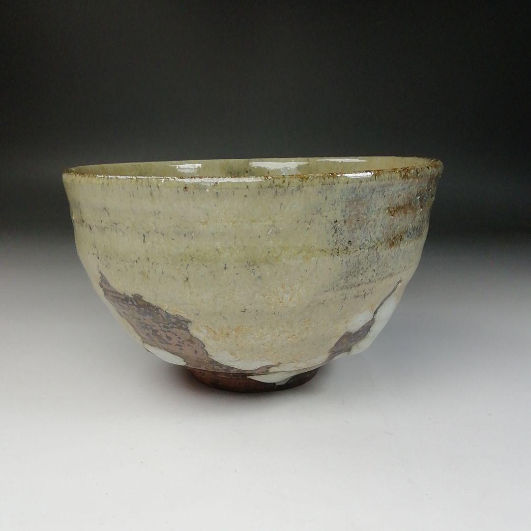 Ｔ１４５　茶碗　『竹灰釉』『東条秋津窯　藤村時雄』　共箱　抹茶碗　茶道具