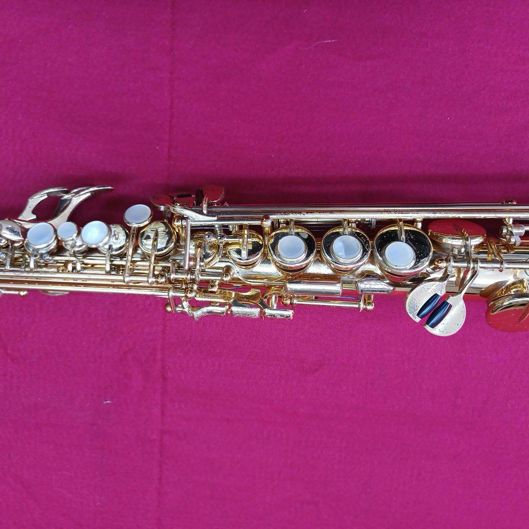 ヤマハ　ソプラノサックス　YSS62　パープルロゴ