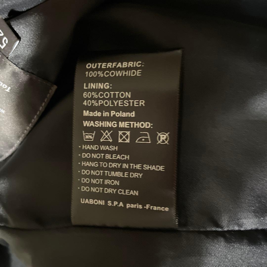 uaboni レザー　シングルライダース