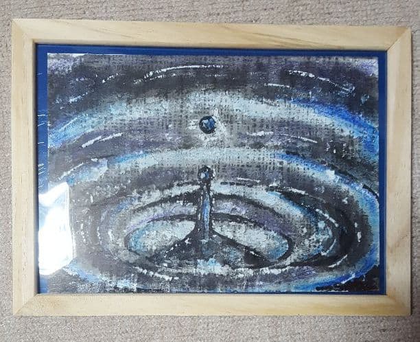 水墨絵画【水玉】