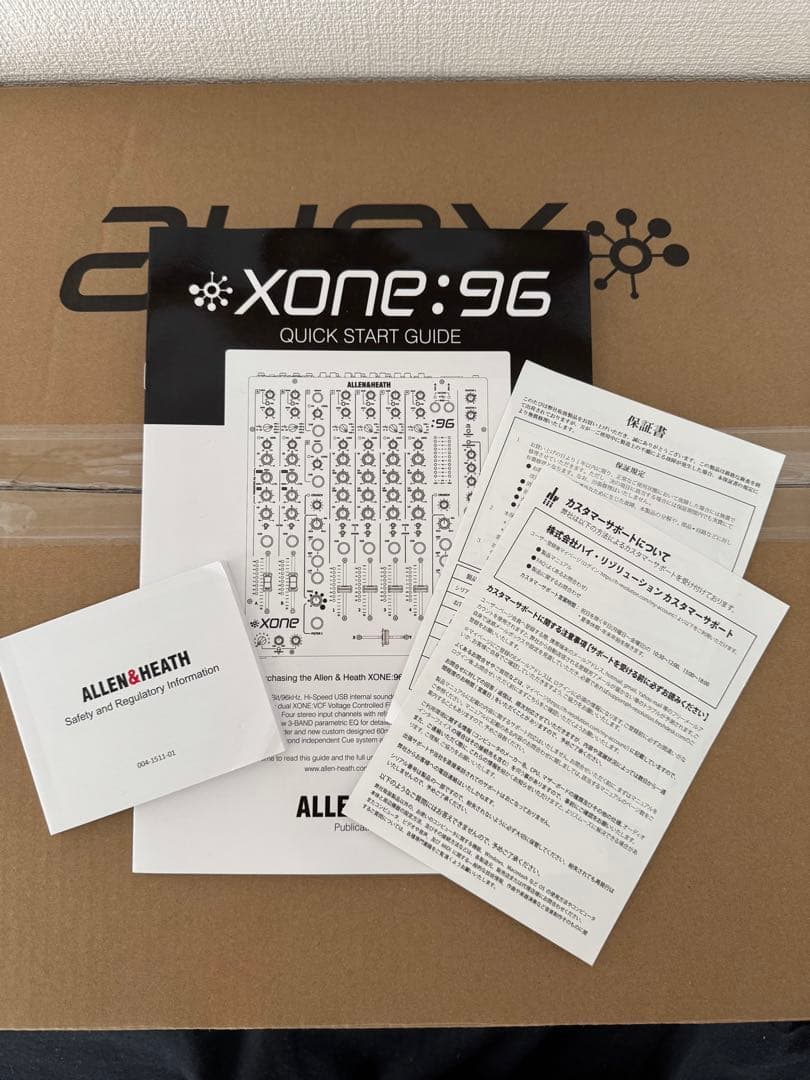 ALLEN&HEATH Xone:96 & デッキセーバー