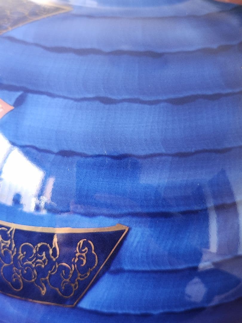 古伊万里　花瓶　壺　有田焼　GOLDIMARI　結び　金襴手　骨董　伊万里焼