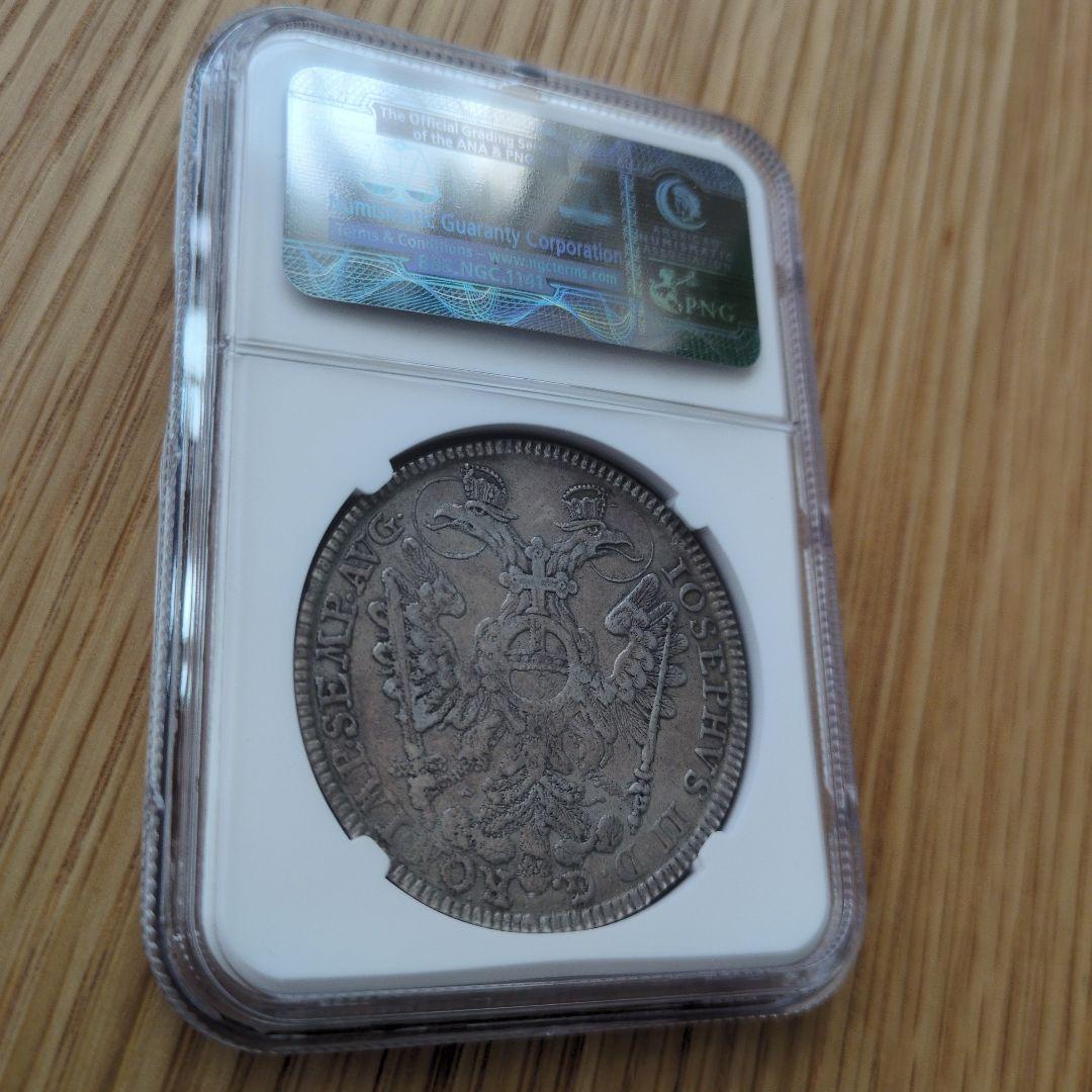 ニュルンベルク都市景観 ターラー銀貨 1765 SR NGC