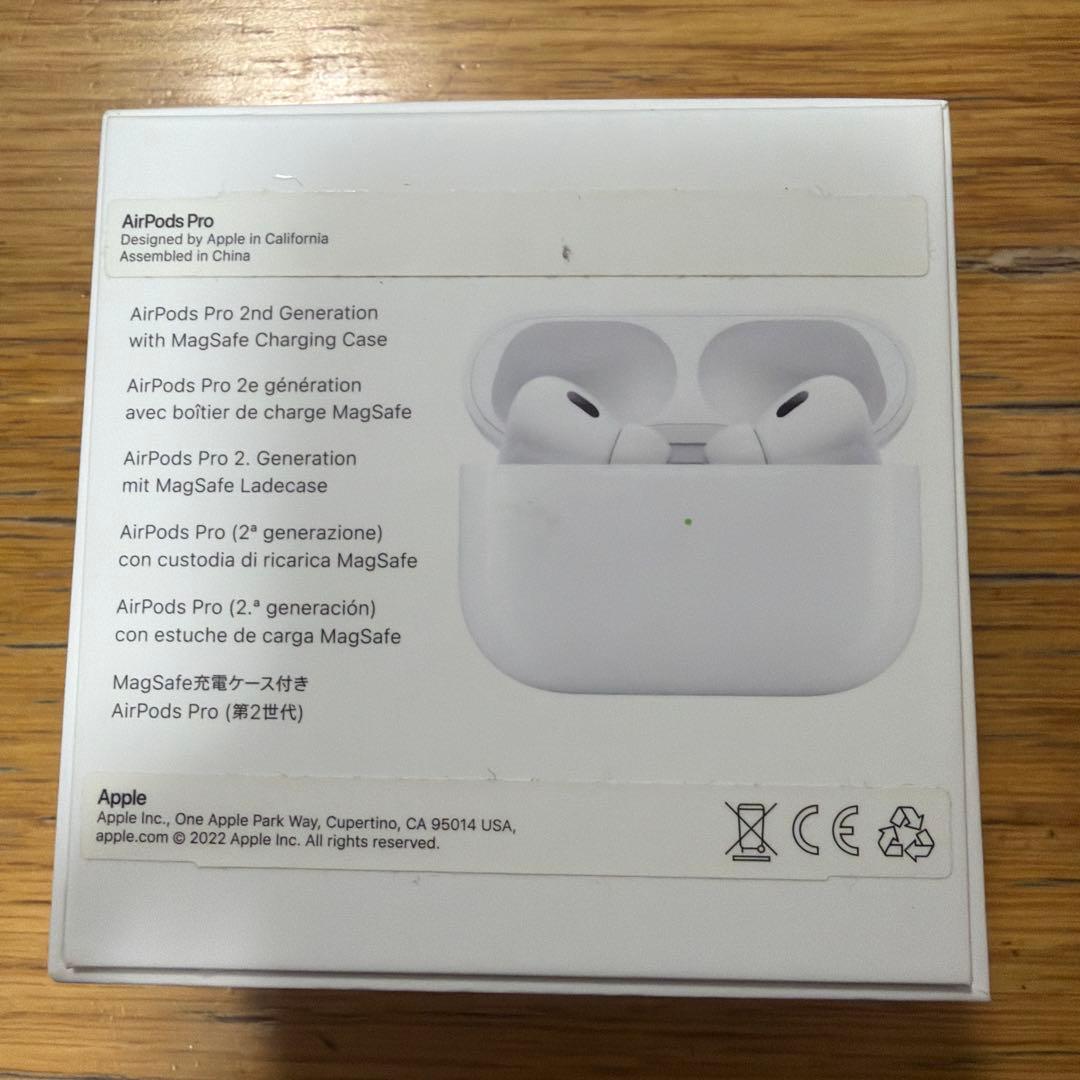 Apple銀座店購入 AirPods Pro 第二世代 本体 Lightning