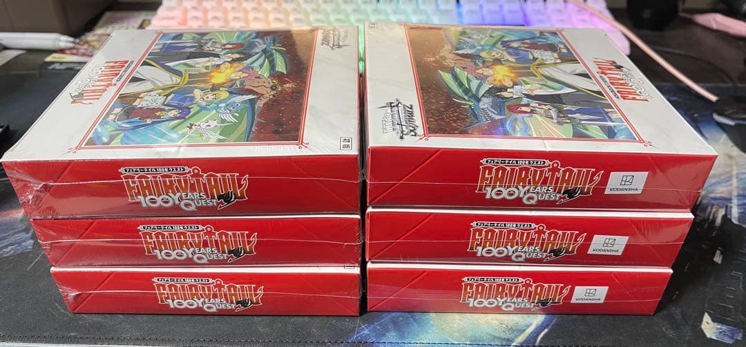 Fairy tail 100年クエストシュリンク付き6 box