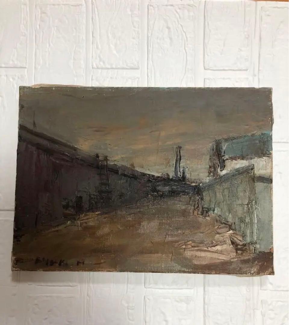 油絵（0メートル地帯）訳あり　Ｆ4