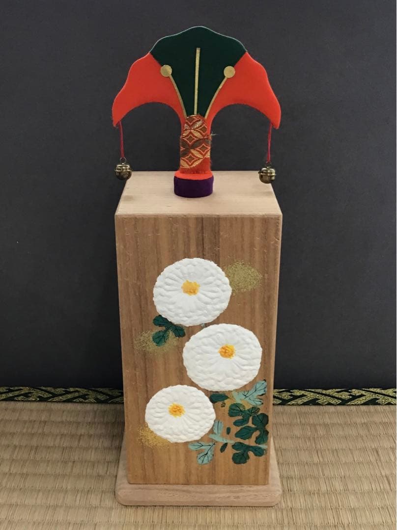 茶道具　投扇興　蝶(的) 枕(台)扇(5本)一式 7点　栞　共箱　S258TK