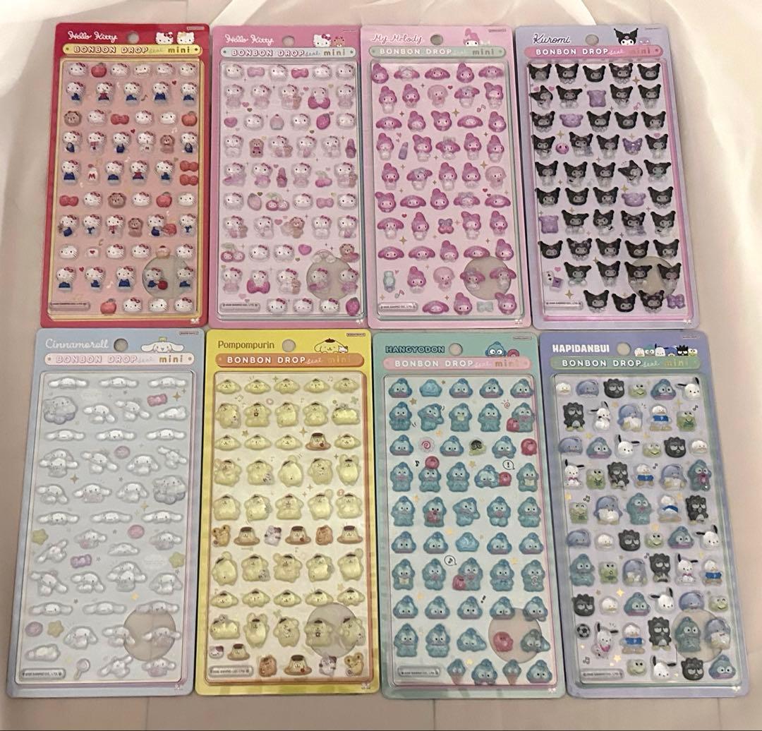 ボンボンドロップシールサンリオmini コンプリートセット正規品