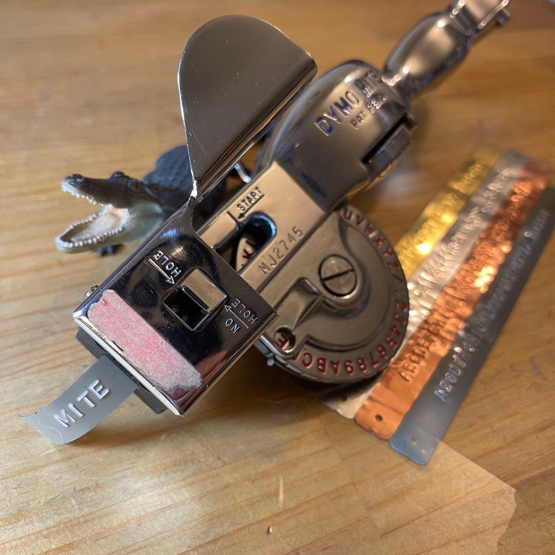 ■製品保証■【機関良・美品】ダイモ テープライター M-3 DYMO 183-7