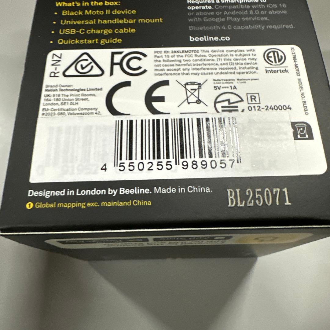 Moto II ナビゲーション ブラック BLD30-BLK