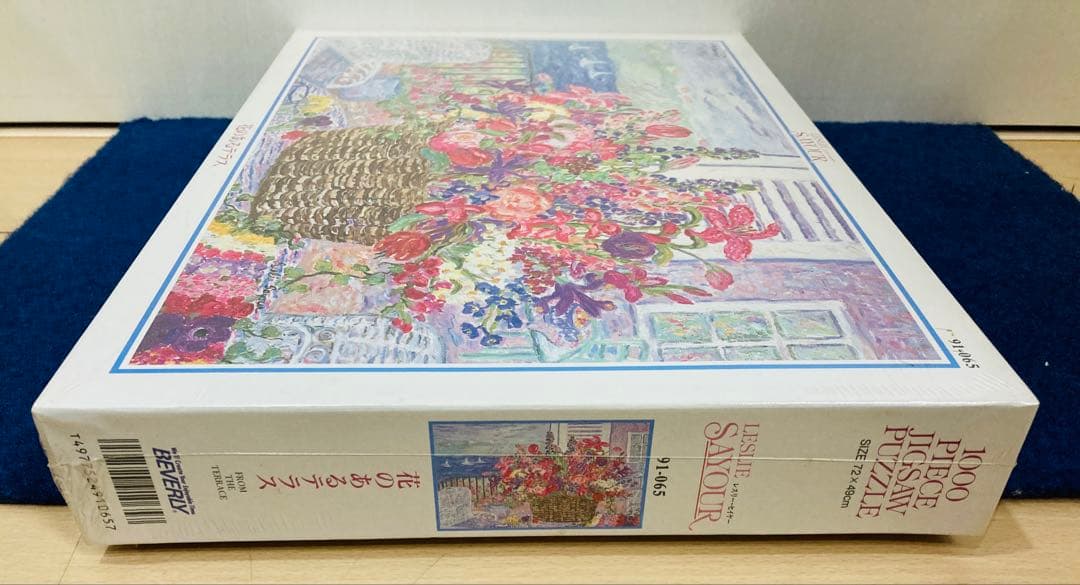 【新品未開封】 花のあるテラス　レスリーセイヤー　ジグソーパズル　1000ピース